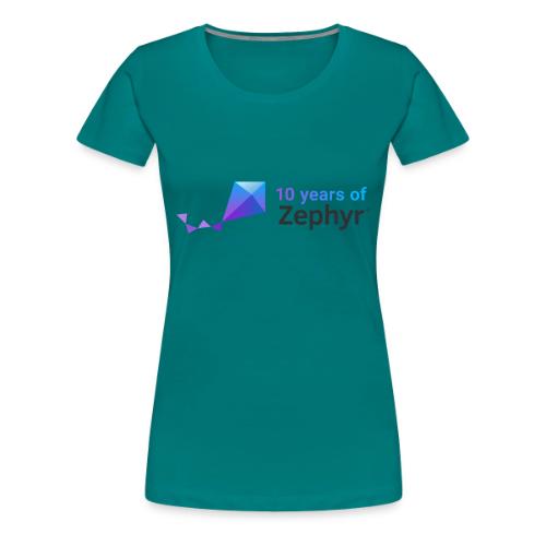 Zephyr 10th Anniversary Horizontal Color - Women's Premium T-Shirt