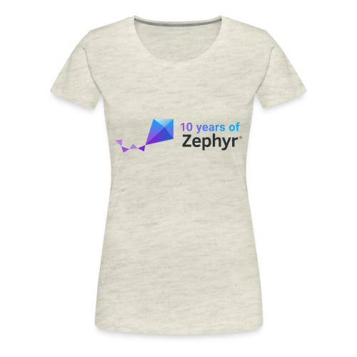 Zephyr 10th Anniversary Horizontal Color - Women's Premium T-Shirt