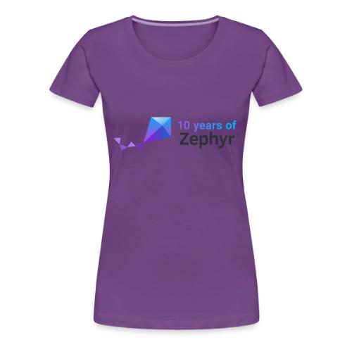 Zephyr 10th Anniversary Horizontal Color - Women's Premium T-Shirt