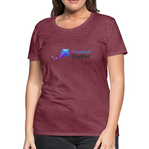 Zephyr 10th Anniversary Horizontal Color - Women's Premium T-Shirt