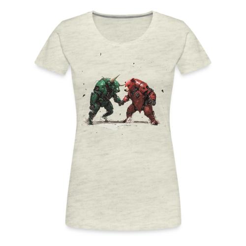 Bull and Bear Market - Women's Premium T-Shirt