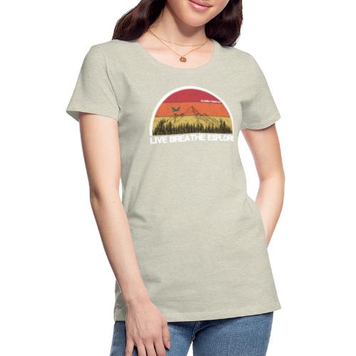 Explore Mountain Design - Women's Premium T-Shirt