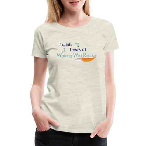 Walking Wild Volunteer Logo - Women's Premium T-Shirt