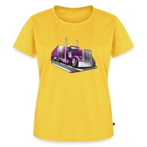 Tracktor Trailer Semi Truck Big Rig - Women's Premium T-Shirt