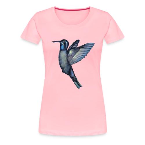 Hummingbird in flight - Women's Premium T-Shirt