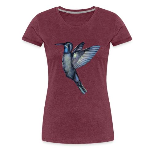 Hummingbird in flight - Women's Premium T-Shirt