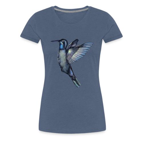 Hummingbird in flight - Women's Premium T-Shirt