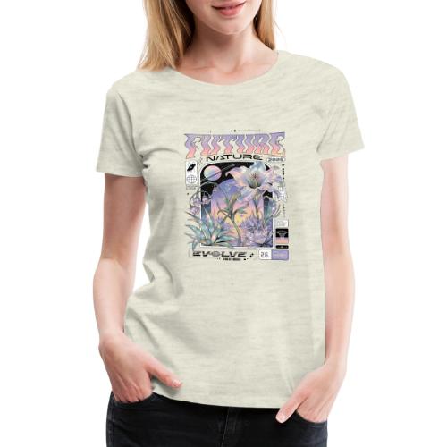 Future Nature Retro-Futuristic - Women's Premium T-Shirt