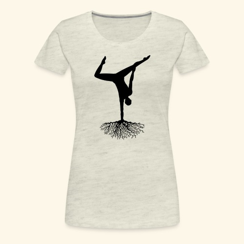Root and Branch Handstand - Women's Premium T-Shirt