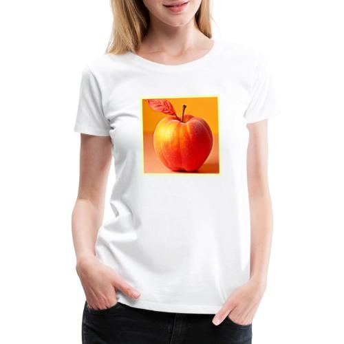 Golden Peach Perfection Design - Women's Premium T-Shirt