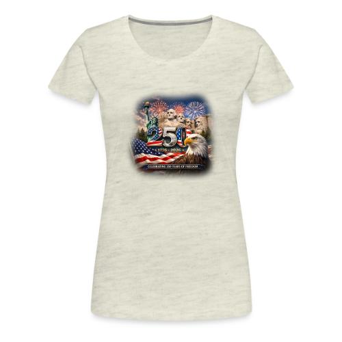 1776-2026 | Celebrating 250 Years of Freedom - Women's Premium T-Shirt