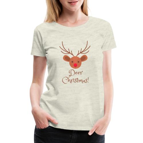 Deer Christmas - Women's Premium T-Shirt
