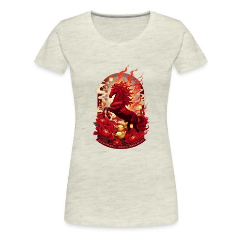 Year of the Horse Ascent T Shirt, Lunar New Year - Women's Premium T-Shirt