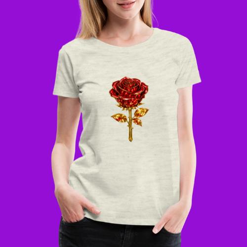 Golden Rose - Women's Premium T-Shirt
