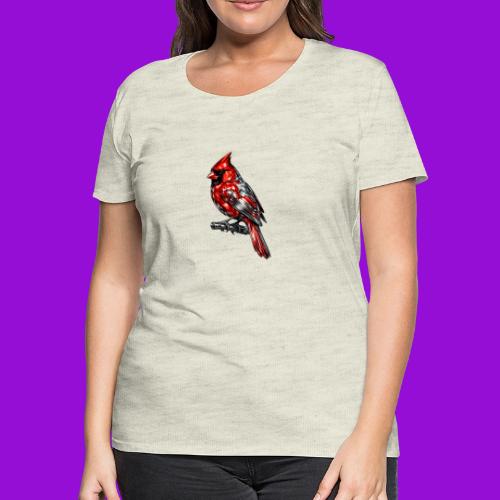 Silver Cardinal - Women's Premium T-Shirt