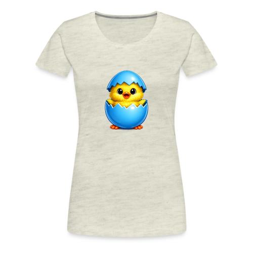Easter Chick Blue - Women's Premium T-Shirt