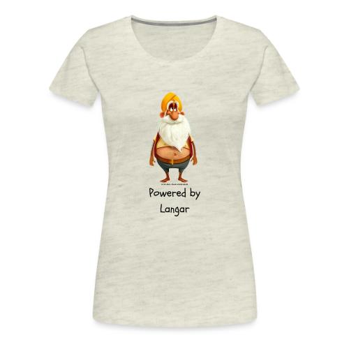 Powered by Langar - Women's Premium T-Shirt