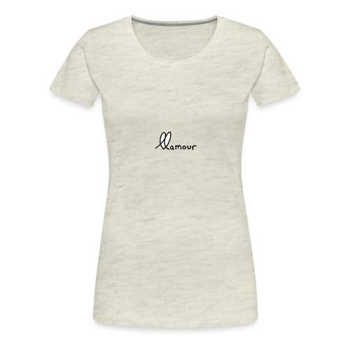 clean llamour logo - Women's Premium T-Shirt