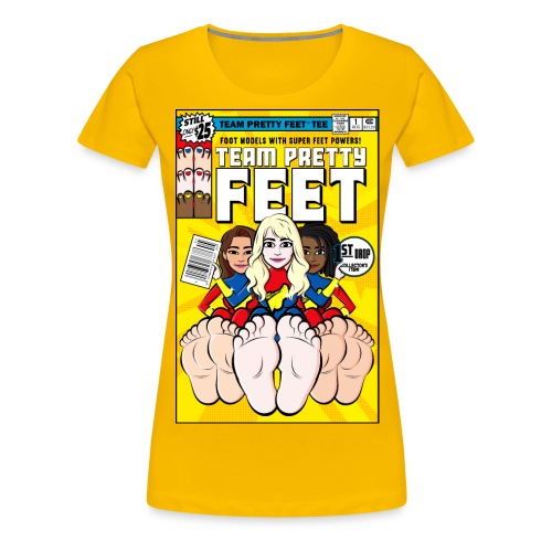 TEAM PRETTY FEET Comic Cover (Variant Edition 2) - Women's Premium T-Shirt
