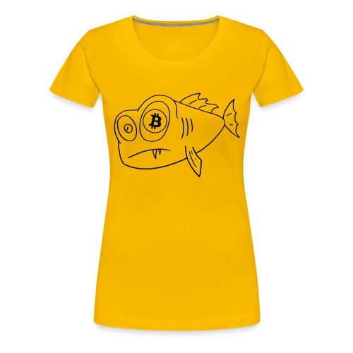 bitcoin fish - Women's Premium T-Shirt