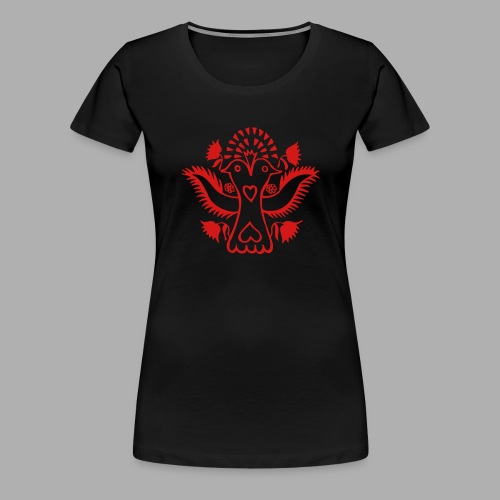 Double headed Lovebird - Women's Premium T-Shirt