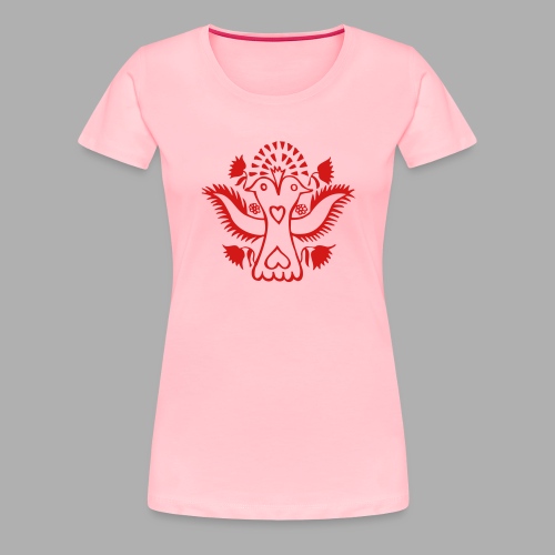 Double headed Lovebird - Women's Premium T-Shirt