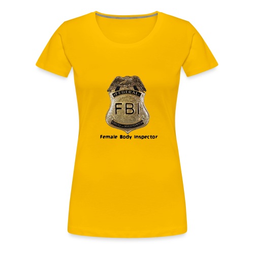 FBI Acronym - Women's Premium T-Shirt