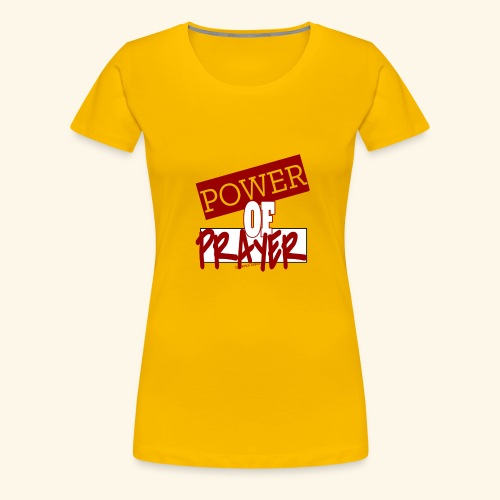POWER OF PRAYER Red - Women's Premium T-Shirt