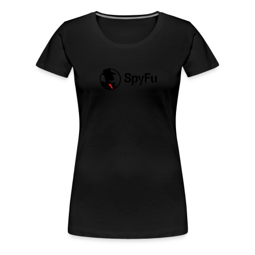 SpyFu Logo black - Women's Premium T-Shirt