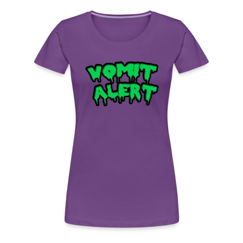 vomit alert design - Women's Premium T-Shirt