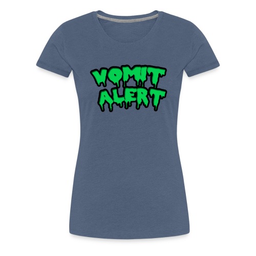 vomit alert design - Women's Premium T-Shirt