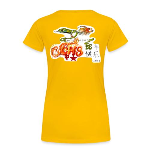 Lunar New Year 2025 MS Design Winner: Claire Y - Women's Premium T-Shirt