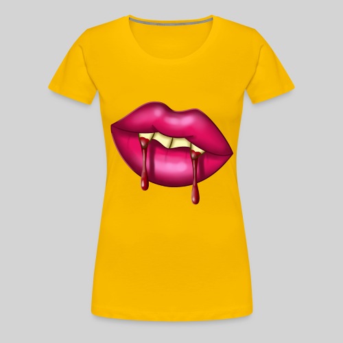 Bloody Lips - Women's Premium T-Shirt