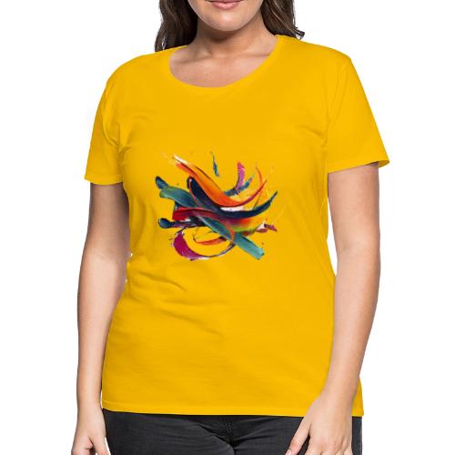 Colorful Waves - Women's Premium T-Shirt