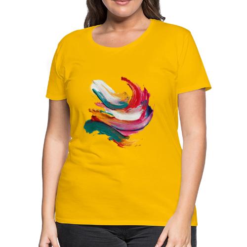 Colorful brushstrokes - Women's Premium T-Shirt