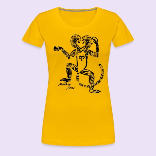 Monkey Aries - Women's Premium T-Shirt