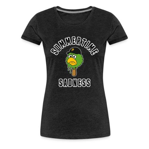 Summertime Sadness (Front Only, Full, on Gold) - Women's Premium T-Shirt