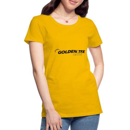 Golden Tee LIVE logo (2008 - present) - Women's Premium T-Shirt