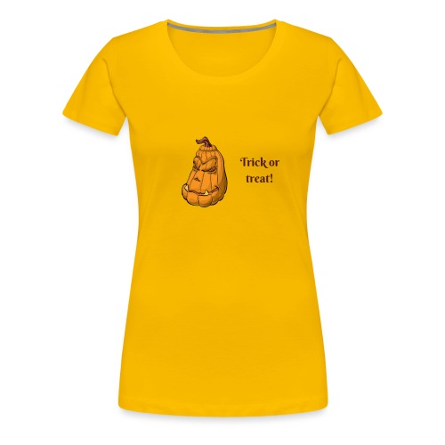 Threatening one Jack-o '-lantern-lantern - Women's Premium T-Shirt
