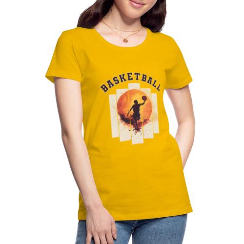 Basketball again and again - Women's Premium T-Shirt