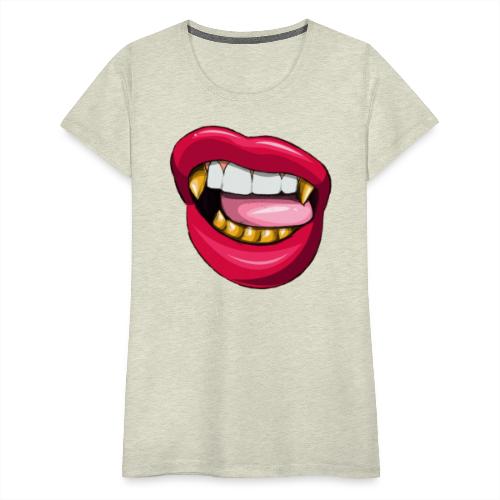 Vampire Grillz - Women's Premium T-Shirt