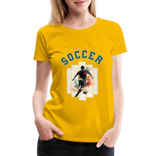 Soccer Mode On - Women's Premium T-Shirt