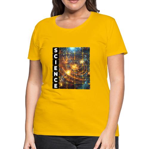 Golden Core of Science - Women's Premium T-Shirt