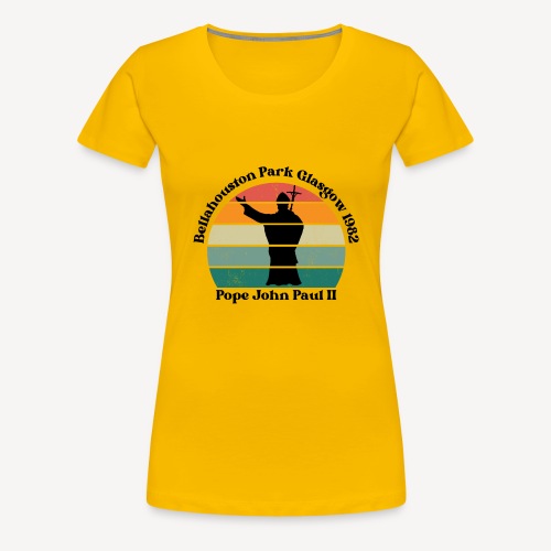 Bellahouston Glasgow 1982 - Women's Premium T-Shirt