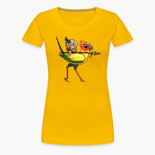 yellowBird png - Women's Premium T-Shirt