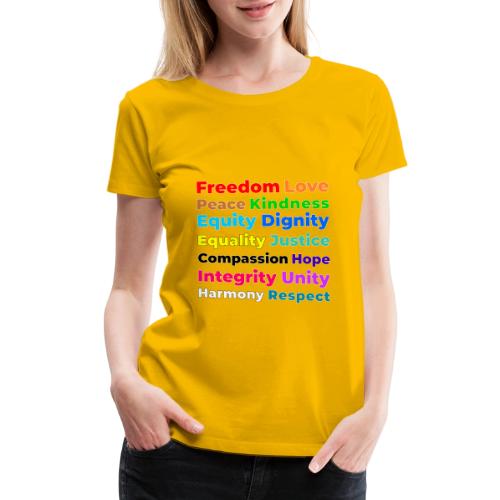 Words of Light - Women's Premium T-Shirt