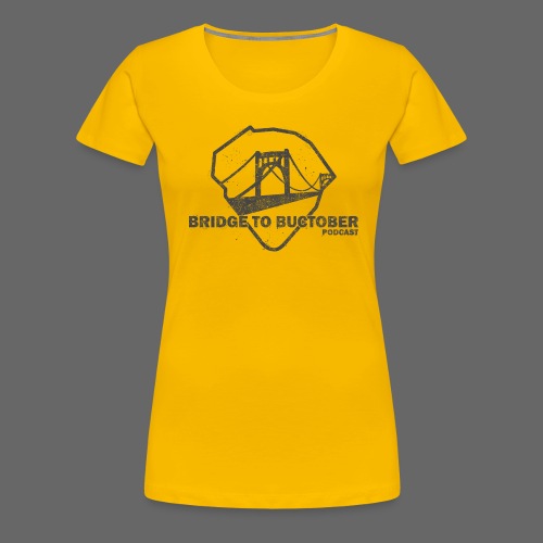 Bridge to Buctober Logo Black - Women's Premium T-Shirt