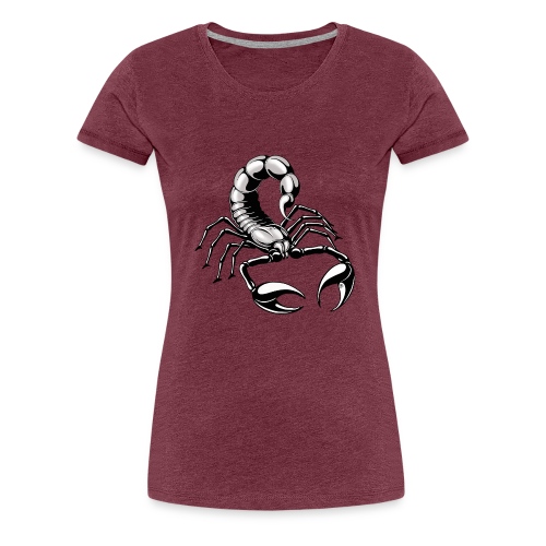 scorpion - silver - grey - Women's Premium T-Shirt