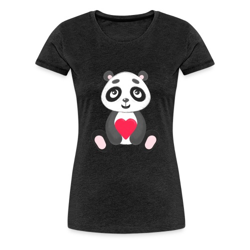 Sweetheart Panda - Women's Premium T-Shirt
