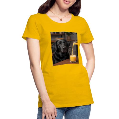 Golden Retriever Chill Juice Vibes - Women's Premium T-Shirt